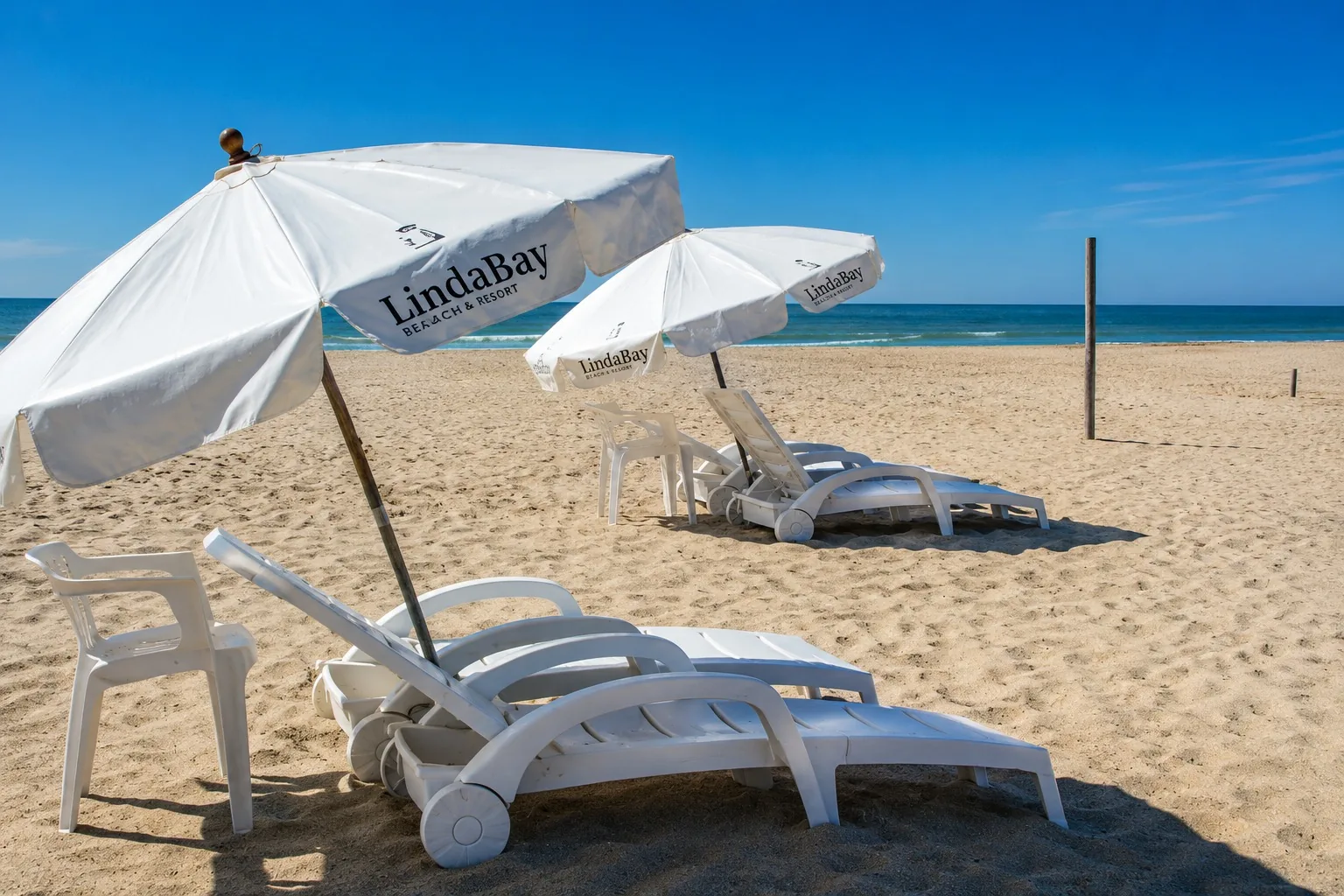 Servicio de playa de Linda Bay
