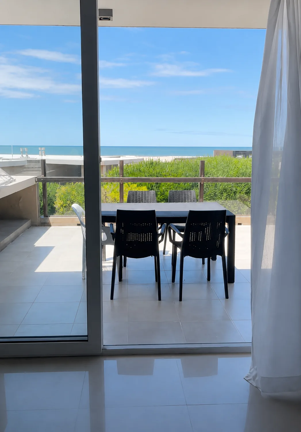 Vista al mar desde el Departamento Premium